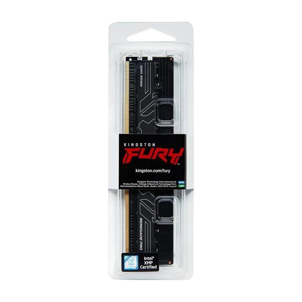 KINGSTON FURY RENAGADE PRO 32GB DDR5, ECC 6000HZ NON RGB MEMORY AMD EXPO 6000MT/s CL32 1.35V RDIMM EXPO, KF560R32RBE-32