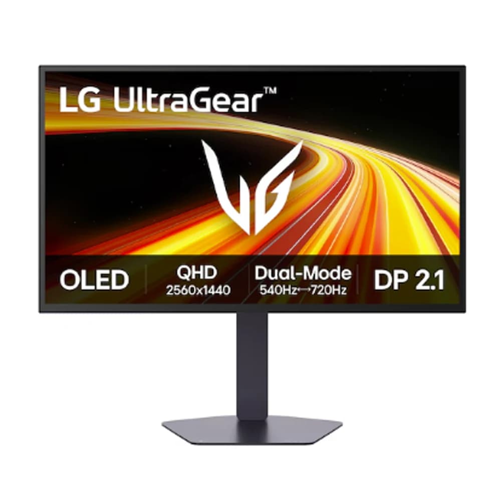 LG UltraGear 27GX790B 27-inch Gaming Monitor Black, OLED Display, QHD Resolution, 540Hz Refresh Rate, 0.02ms (GtG) Response Time, AMD FreeSync Premium Pro, NVIDIA G-Sync Compatible