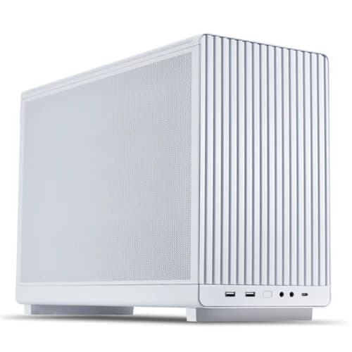 Lian Li DAN Case A3-mATX White, Compact Steel MFF Case, 26.3L, M-ATX/ITX Support, 360mm Radiator, 415mm GPU Clearance