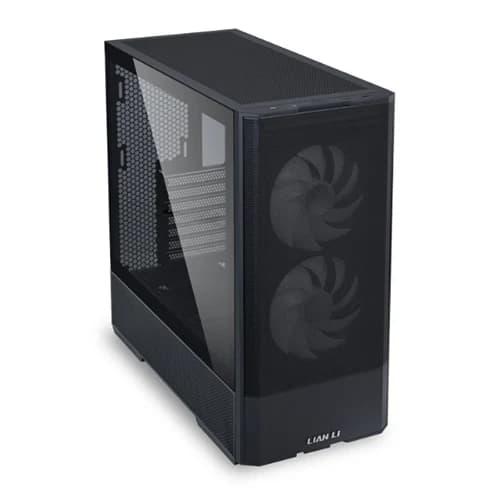 Lian Li LANCOOL 207RX ATX Mid-Tower Case Black, Tempered Glass, ARGB Fans, USB-C thumbnail 2