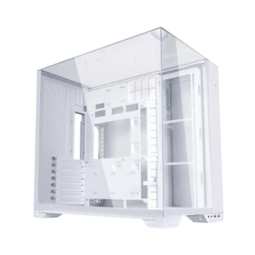 LIAN LI O11 VISION Compact White, Tower Chassis Case, 164mm CPU Cooler Height, tempered glass, E-ATX, ATX, Micro-ATX, Mini-ITX, I/O Ports