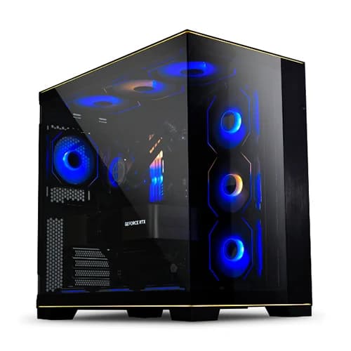 Lian Li O11D EVO E-ATX RGB Case Black, Tower Chassis, Tempered Glass, High Airflow, Customizable RGB thumbnail 4