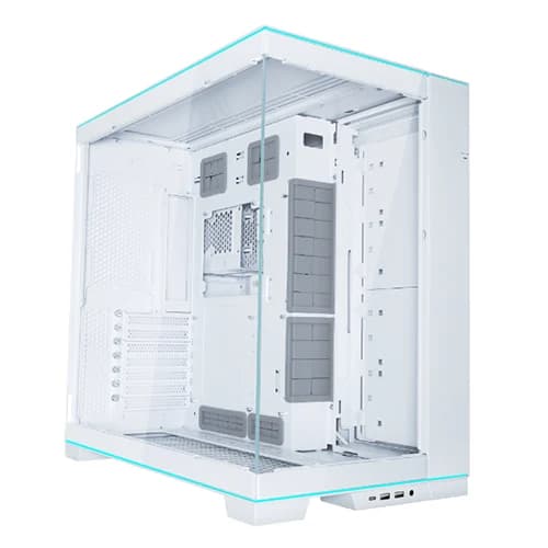 Lian Li O11D EVO E-ATX RGB Case White, Tower Chassis, Tempered Glass, High Airflow, Customizable RGB