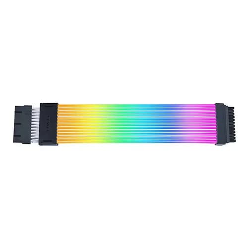 LIAN LI STRIMER WIRELESS 24P Extension Cable Black, 12 LIGHT GUIDES, 132 LEDs, SILICONE/TPE, 260mm Cable thumbnail 3