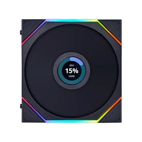 Lian Li UNI FAN TL-LCD 140 Single Black, ARGB PWM, LCD Screen, 120mm TBC RPM, NO Controller 28mm Thickness