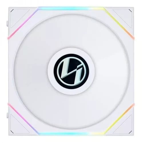 Lian Li UNI FAN TL-LCD 140 Single White, ARGB PWM, LCD Screen, 120mm TBC RPM, NO Controller 28mm Thickness thumbnail 4