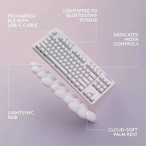 Logitech G715 Wireless Gaming Keyboard – Tactile Precision thumbnail 3
