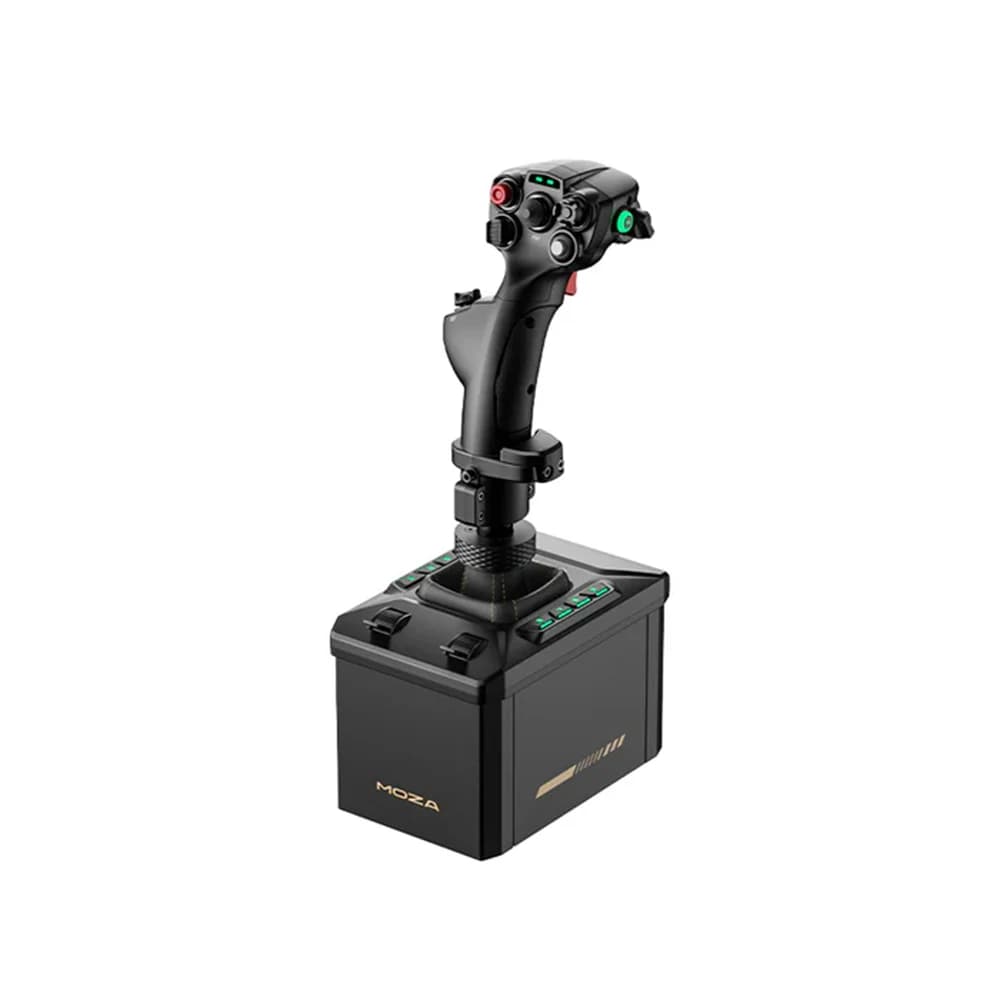 MOZA AB6 Flight Simulator, 6 N·m Force Feedback, MHG Flightstick Included, 29 Programmable Controls, Multi-Mount Compatibility