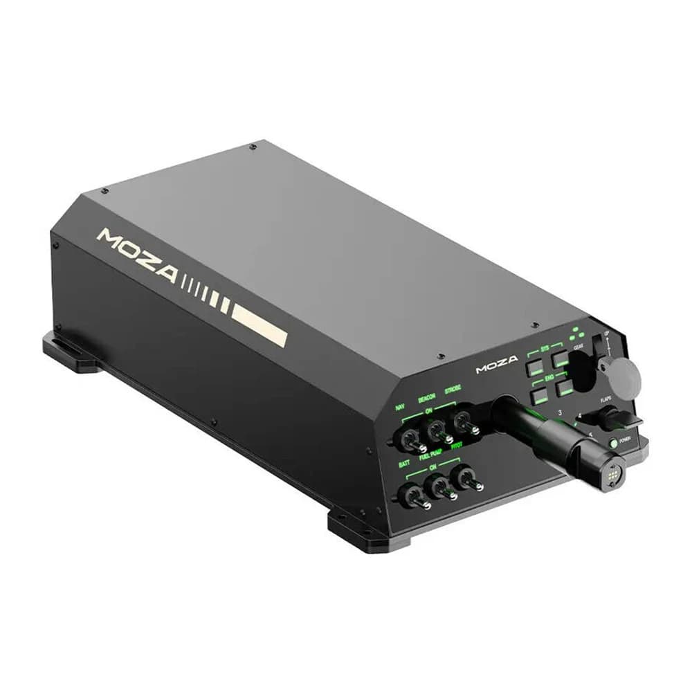 MOZA AY210 Yoke Base, 9Nm Torque & 210N Push Force, Full 180° Rotation, Realistic Handling, Programmable Switch Panel, All-Aluminum Quick-Release Mechanism thumbnail 2
