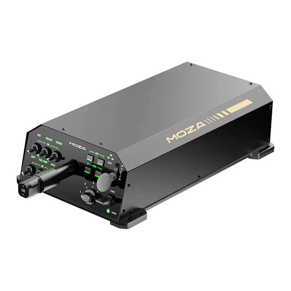 MOZA AY210 Yoke Base, 9Nm Torque & 210N Push Force, Full 180° Rotation, Realistic Handling, Programmable Switch Panel, All-Aluminum Quick-Release Mechanism thumbnail 3