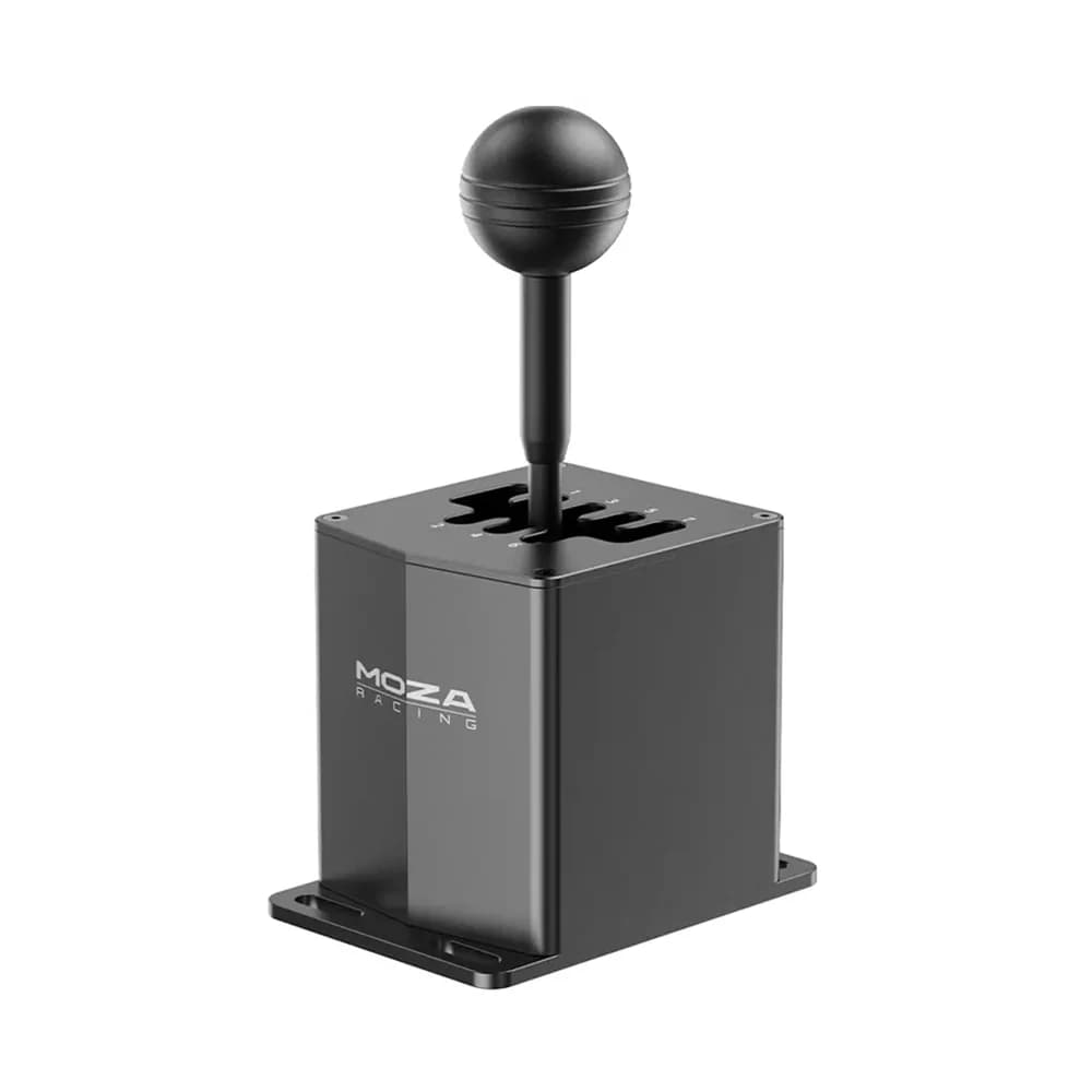 MOZA HGP Shifter MRS039, Intelligent Downshift Throttle Blip System, 7+R, H Pattern w/ Locked R & 7th Gear, 15-bit High Precision Angle Sensor, Dust-Proof Cover, Full Metal Construction thumbnail 2