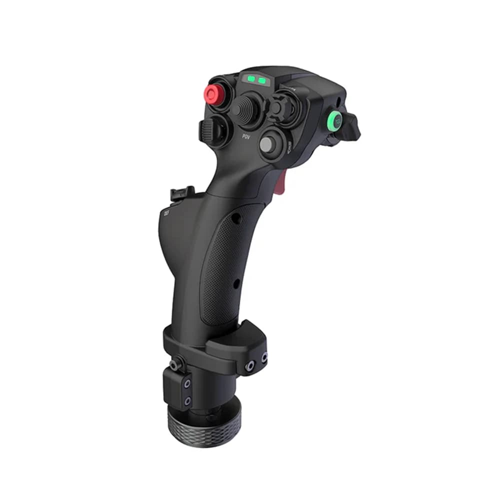 MOZA Flightstick, Reinforced Carbon Fiber Composite, Hall-Effect Sensors, Two-Stage Trigger, Customizable RGB Lighting thumbnail 4