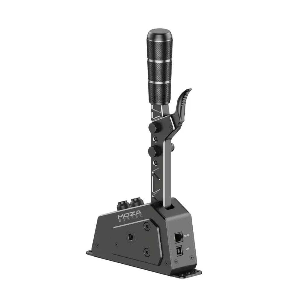 MOZA SGP Sequential Shifter RS059, Versatile Multi-Functional Handle, Stable Non-Contact Hall Sensor, Dynamic RGB Backlit Mechanical Buttons, All Metal Contrsuction