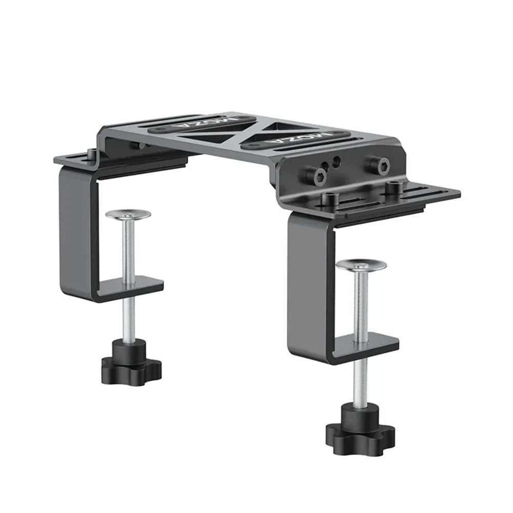 MOZA Table Clamp, 5mm High Strength Steel Plate, Rock Solid Mount With Two Metal Screws, Compatible with R5 / R9 / R12, Black