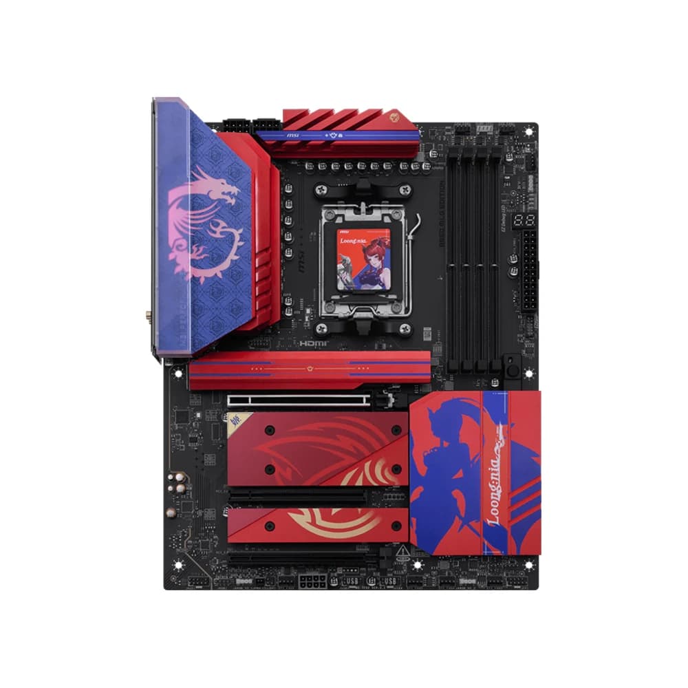 MSI B850 MLG EDITION Motherboard, AMD B850 Chipset, ALC4080 Codec, 3x PCI-E x16 Slot thumbnail 2