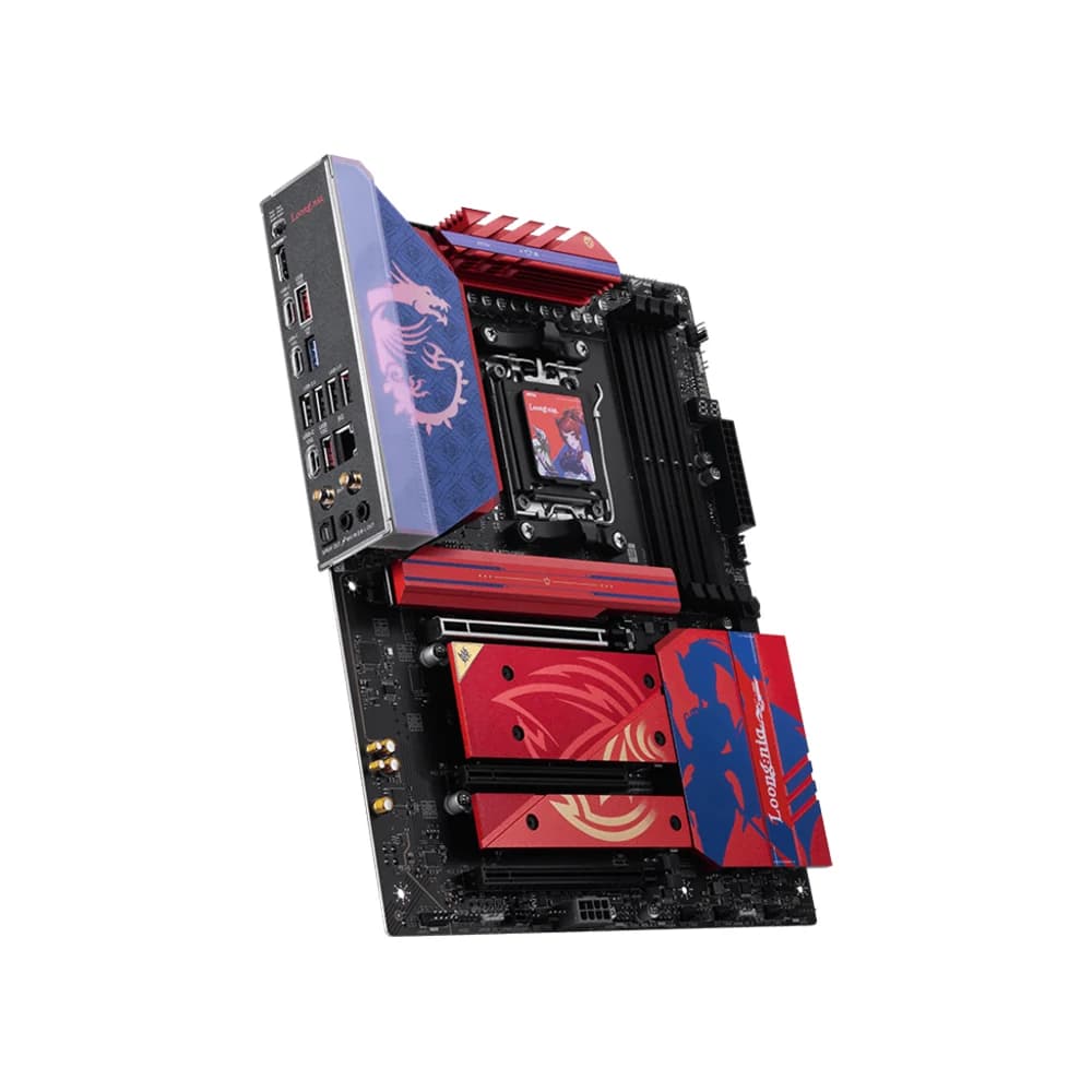 MSI B850 MLG EDITION Motherboard, AMD B850 Chipset, ALC4080 Codec, 3x PCI-E x16 Slot thumbnail 3