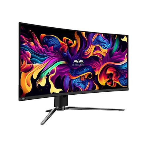MSI MAG 341CQP QD-OLED Monitor, 34 Inch, Curve UWQHD HDR Display, 175Hz Refresh Rate, 0.03ms GTG, AMD FreeSync Premium Pro thumbnail 2
