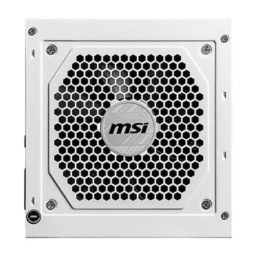 MSI MAG A850GL PCIE5 Power Supply White, Intel ATX12V Version 3.0, 120mm Cooling Fan, 80 Plus Gold Efficiency Rating, 4 x PCIe 6+2-Pin Connectors, 8 x SATA Connectors thumbnail 3