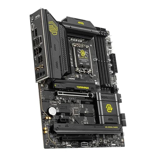 MSI MAG B860 TOMAHAWK WIFI Motherboard, Intel Core Ultra Processors, Intel B860 Chipset, 256GB Memory, 4x DDR5 UDIMM, 2x PCI-E x16 slot, ATX Form Factor thumbnail 3