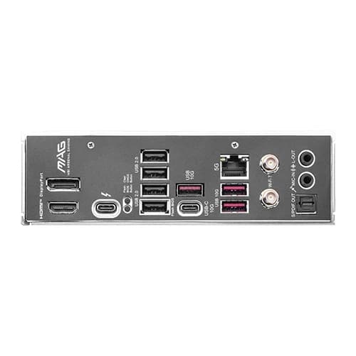 MSI MAG B860M MORTAR WIFI Motherboard, Intel Core Ultra Processors, Intel B860 Chipset, 256GB Memory, 4x DDR5 UDIMM, 1x PCI-E x16 slot, mATX Form Factor thumbnail 4