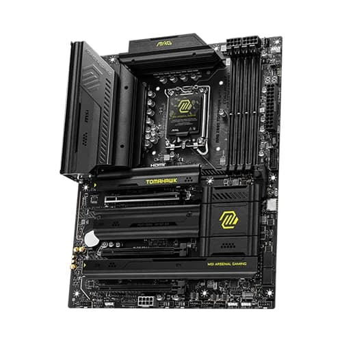 MSI MAG Z890 TOMAHAWK WIFI Motherboard, Intel Core Ultra Processors, Intel Z890 Chipset, 256GB Memory, 4x DDR5 UDIMM, 3x PCI-E x16 slot, ATX Form Factor thumbnail 4