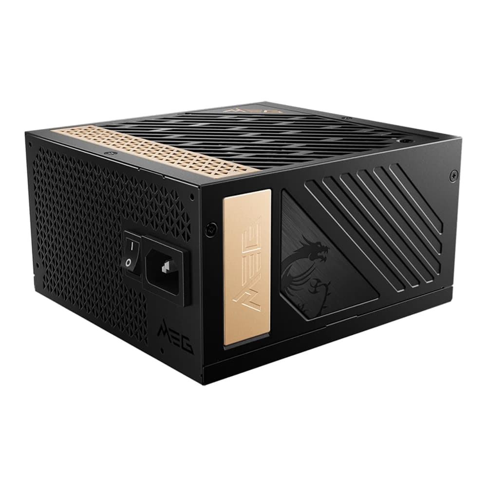 MSI MEG Ai1300P PCIE5 Power Supply, 80 PLUS Platinum, 1300W, Fully Modular, 120mm Fan Size, PCI-E 5.0, Hydro Dynamic Bearing thumbnail 3