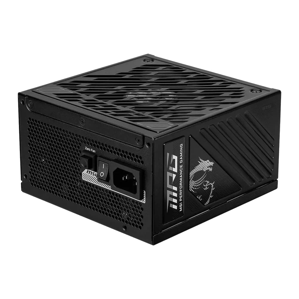 MSI MPG A1250GS PCIE5 Power Supply, ATX 3.1, PCIe 5.1 & Dual Native 12V-2x6 Ports thumbnail 2