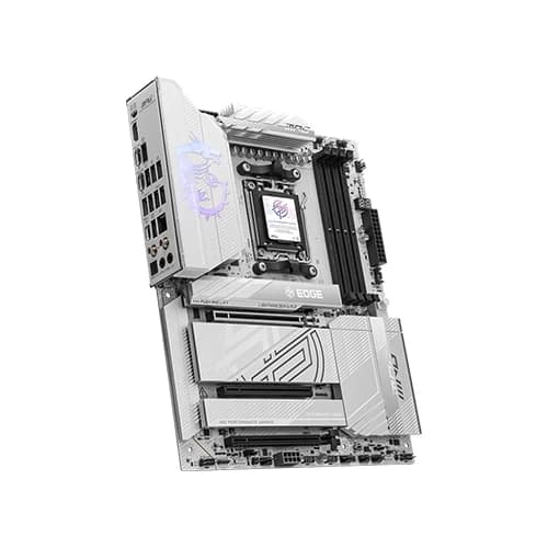 MSI MPG X870E EDGE TI WIFI Motherboard, AMD X870E Chipset, 256GB Memory, 4x DDR5 UDIMM, 3x PCI-E x16 slot, ATX Form Factor thumbnail 3