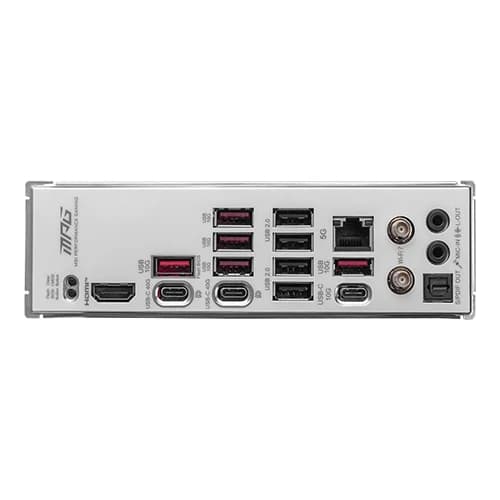 MSI MPG X870E EDGE TI WIFI Motherboard, AMD X870E Chipset, 256GB Memory, 4x DDR5 UDIMM, 3x PCI-E x16 slot, ATX Form Factor thumbnail 4