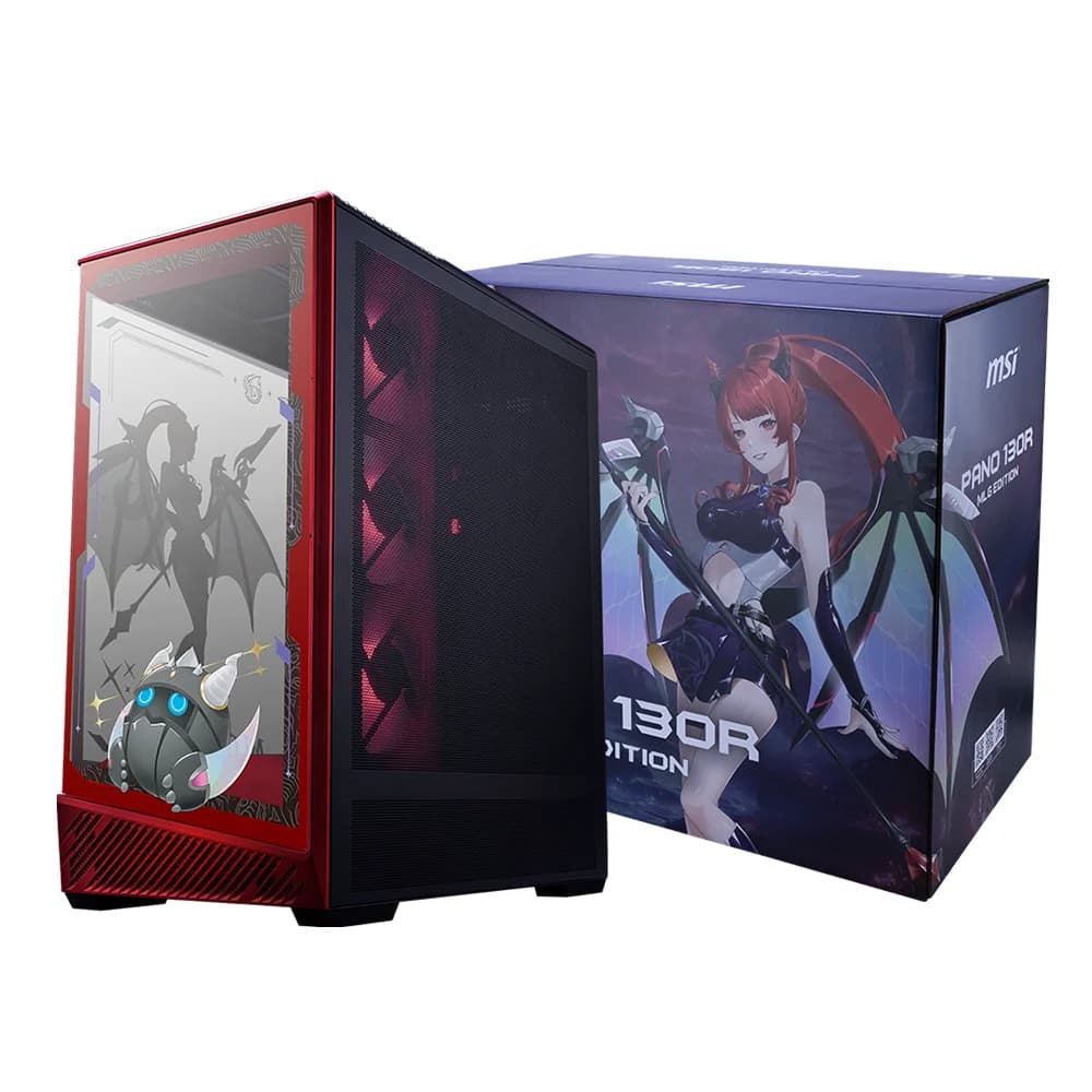 MSI PANO 130R MLG EDITION PC Case, Mid-Tower, ATX, Expansion Slots 7