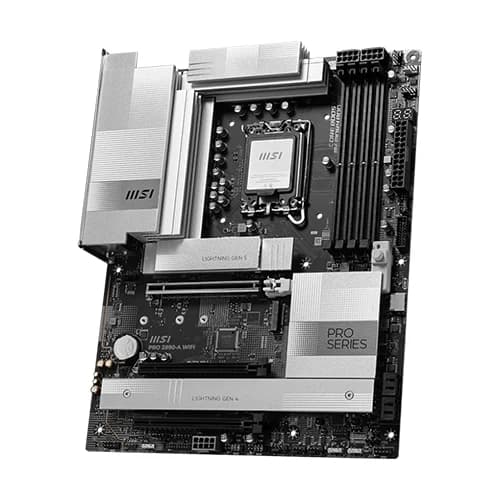 MSI PRO Z890-A WIFI Motherboard, Intel Core Ultra Processors, Intel Z890 Chipset, 256GB Memory, 4x DDR5 UDIMM, 3x PCI-E x16 slot, ATX Form Factor thumbnail 4