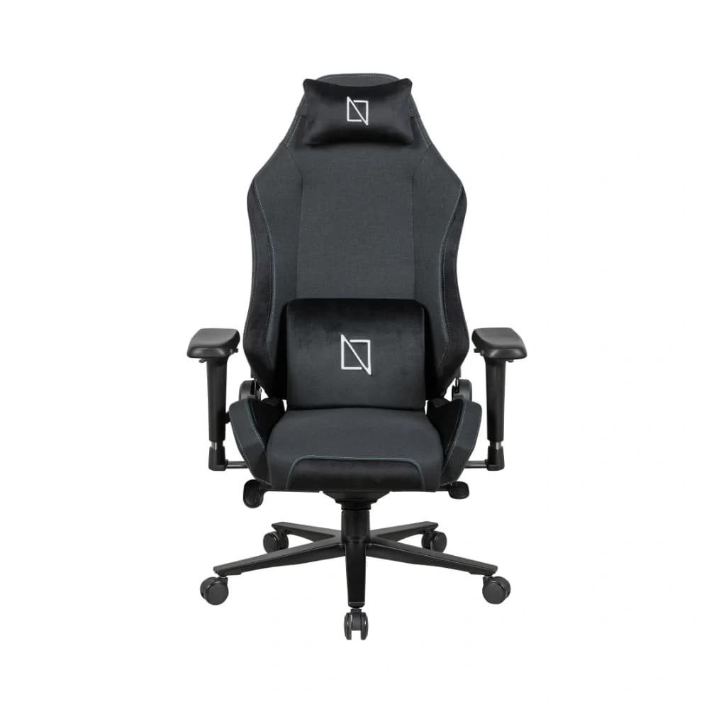 Navodesk Apex Core Gaming Chair Black, SoftKnit, Lumbar & Neck Pillows for Extra Support, 4D Armrests, Class 4 Hydraulics with 5 Star Wheelbase