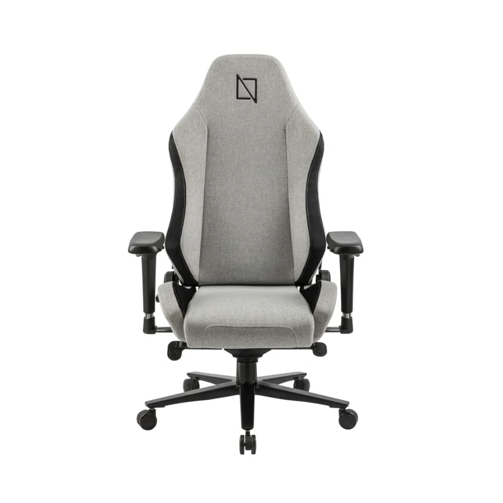 Navodesk Apex Core Gaming Chair Grey, SoftKnit, Lumbar & Neck Pillows for Extra Support, 4D Armrests, Class 4 Hydraulics with 5 Star Wheelbase thumbnail 2