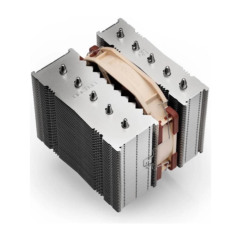 Noctua Dual Tower 120mm CPU Cooler Brown, Low Height, 12 Voltage Range, Socket Compatibility Intel LGA1700 / LGA1200, PWM Support, Low Noise Adaptors thumbnail 4