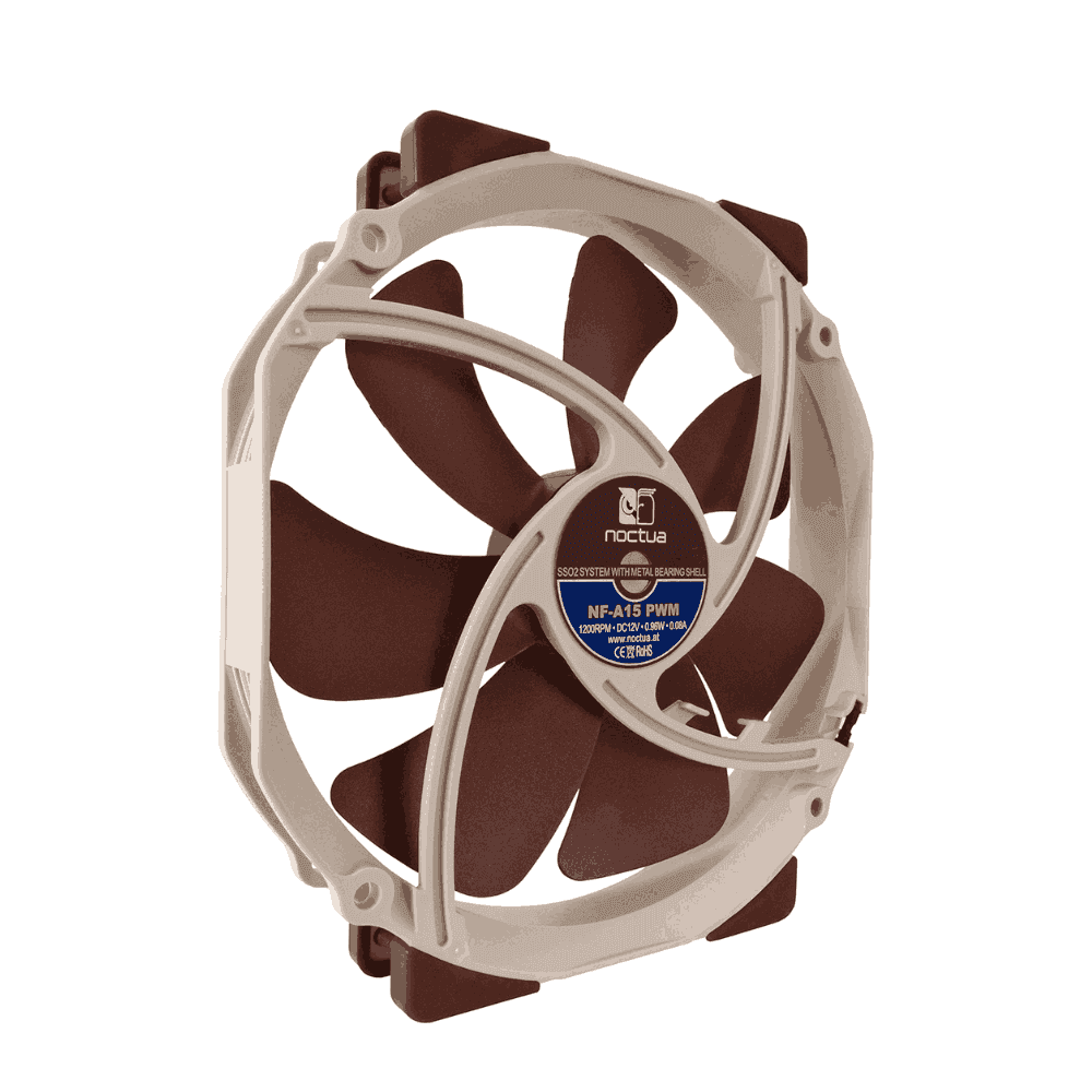 Noctua NF-A15 PWM Next-gen 140mm Fan, High Airflow, Low Noise, Rich Accessory Kit, 1200rpm 4-Pin PWM thumbnail 3