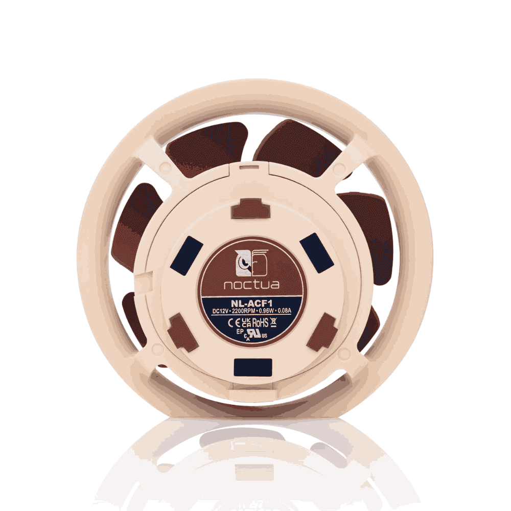 Noctua NL-ACF1 Auxiliary Cooling Fan, Add-on Quiet 80mm Fan, Efficient VRM, M.2 SSD, RAM Cooling, Tool-Free Magnetic Attachment, 2200 rpm 4-pin PWM thumbnail 4