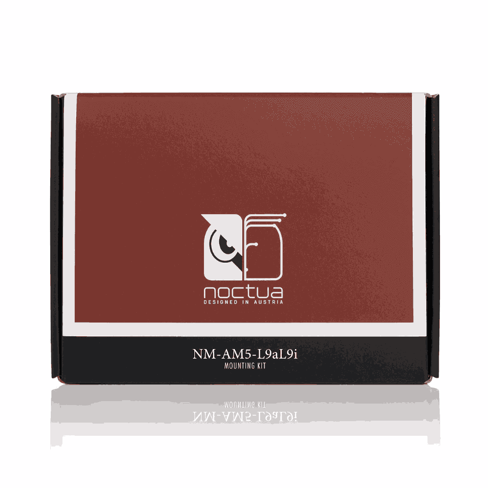 Noctua NM-AM5-L9aL9i Mounting Kit, AMD AM5 Platforms, Upgrading to AMD AM5, Standard AMD Backplate, Trusted SecuFirm2 Quality thumbnail 2