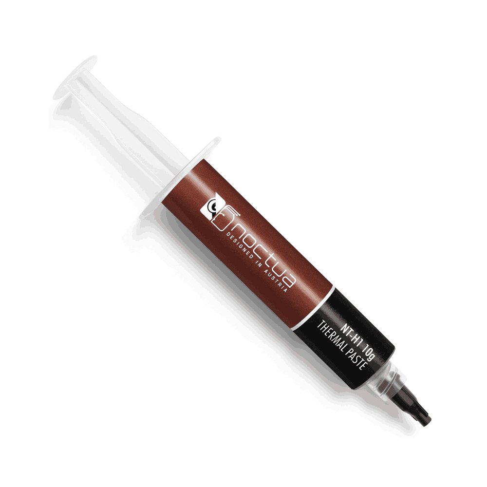Noctua NT-H1 10g Pro-grade Thermal Compound, High-Performance, Easy to Apply and Clean, Good Long-term Stability, Extra-Large Syringe for 9-60 Applications