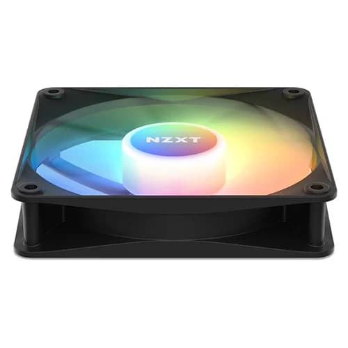 NZXT F120 RGB Core Case Fan Black, 120mm Hub-Mounted, 4-pin PWM Fan Connector, Fluid Dynamic Bearing thumbnail 4