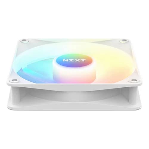 NZXT F120 RGB Core Case Fan White, 120mm Hub-Mounted, 4-pin PWM Fan Connector, Fluid Dynamic Bearing thumbnail 2