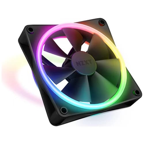 NZXT F120 RGB DUO Case Fans Black, 4-pin PWM, Fluid Dynamic Bearing thumbnail 2