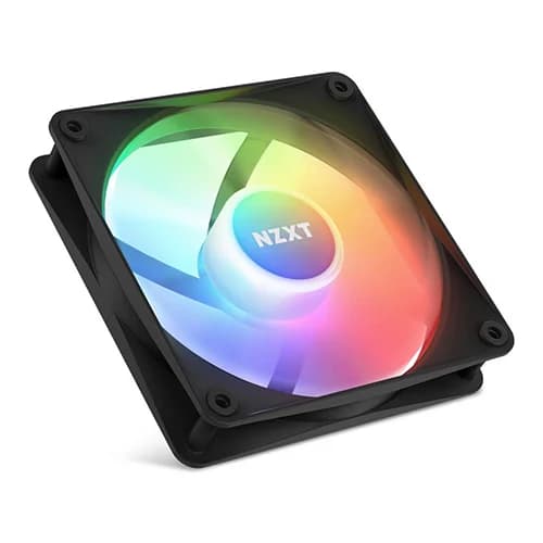 NZXT F140 RGB Core Case Fan Black, 140mm Hub-Mounted RGB Fan, 4-pin PWM Fan Connector, Fluid Dynamic Bearing thumbnail 2