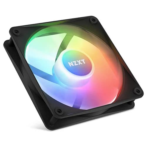NZXT F120 RGB Core Triple Pack Hub-Mounted Case Fan White, 3x 120mm RGB Fans & Controller, 4-pin PWM Fan Connector, Fluid Dynamic Bearing thumbnail 2