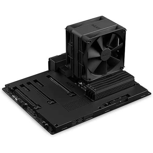 NZXT T120 CPU Air Cooler Black, F120P Static Pressure Fan, 4 Copper Heatpipes, Intel & AMD Socket thumbnail 2