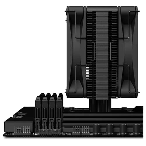 NZXT T120 CPU Air Cooler Black, F120P Static Pressure Fan, 4 Copper Heatpipes, Intel & AMD Socket thumbnail 4