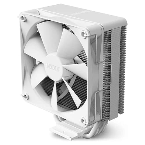 NZXT T120 CPU Air Cooler White, F120P Static Pressure Fan, 4 Copper Heatpipes, Intel & AMD Socket thumbnail 4