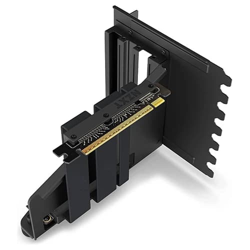 NZXT Vertical GPU Mounting Kit Black, 175mm PCIe 4.0 Riser Cable, PCIe Gen 4 x16, Support Graphic Cards thumbnail 3