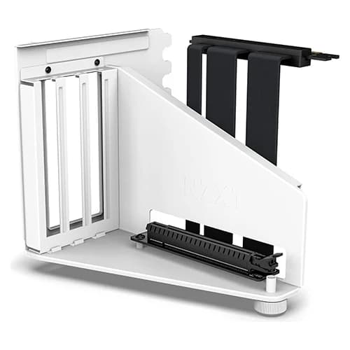 NZXT Vertical GPU Mounting Kit White, 175mm PCIe 4.0 Riser Cable, PCIe Gen 4 x16, Support Graphic Cards