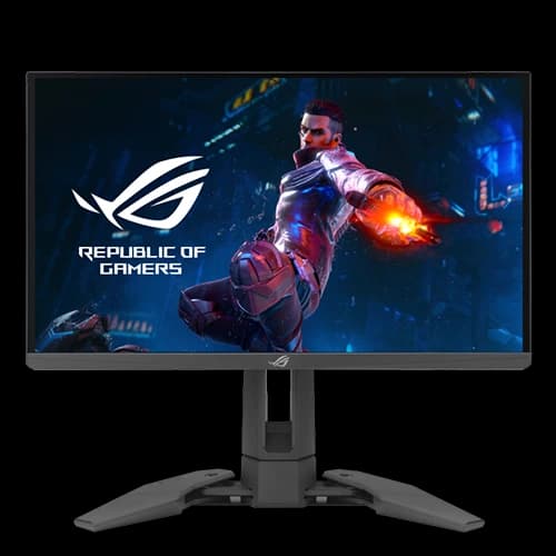 ASUS ROG Swift Pro PG248QP NVIDIA G-SYNC esports gaming monitor, ― 24.1-inch FHD, 540 Hz overclocked (above 360Hz), Esports-TN panel, NVIDIA Reflex Analyzer, ULMB 2 thumbnail 2