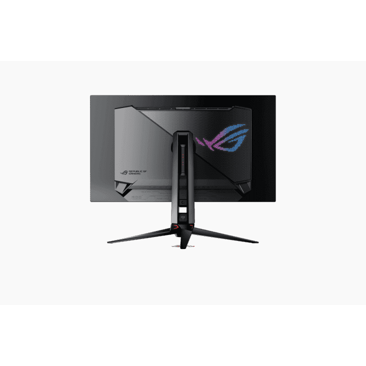 Asus ROG Swift OLED PG32UCDP gaming monitor ― 32-inch (31.5 inch viewable) WOLED panel, dual mode (4K 240Hz or FHD 480Hz), 0.03 ms (GTG), G-SYNC® compatibility, custom heatsink, ASUS OLED Care, AI Assistant, VESA DisplayHDR™ 400 True Black thumbnail 2